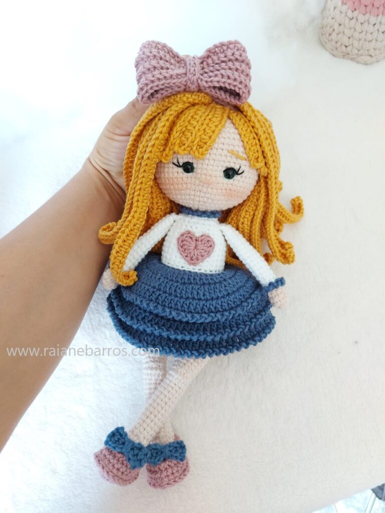 Receita Malu Boneca Amigurumi Pdf Raiane Barros